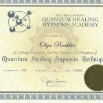 Diploma Olga Brakkee Quantum Healing Hypnosis Academy 2020